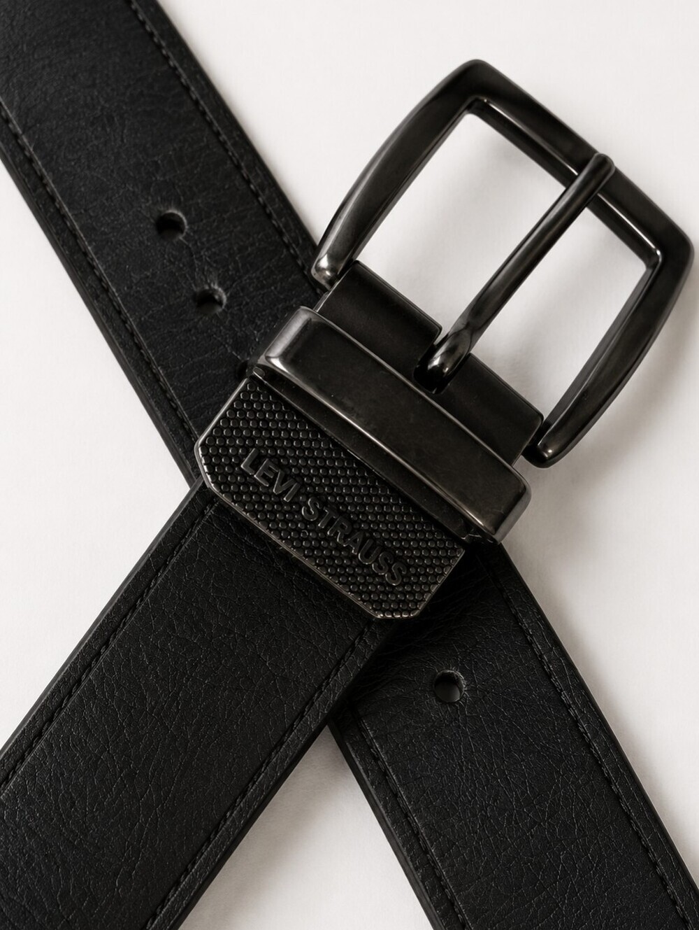 LEVI STRAUSS Black Leather Belt